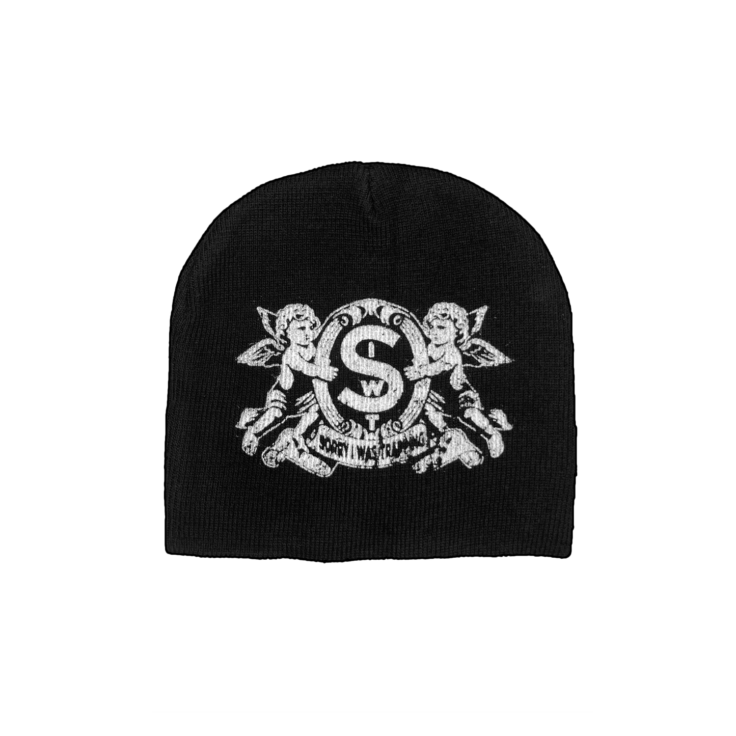 BLK SIWT SKULLY
