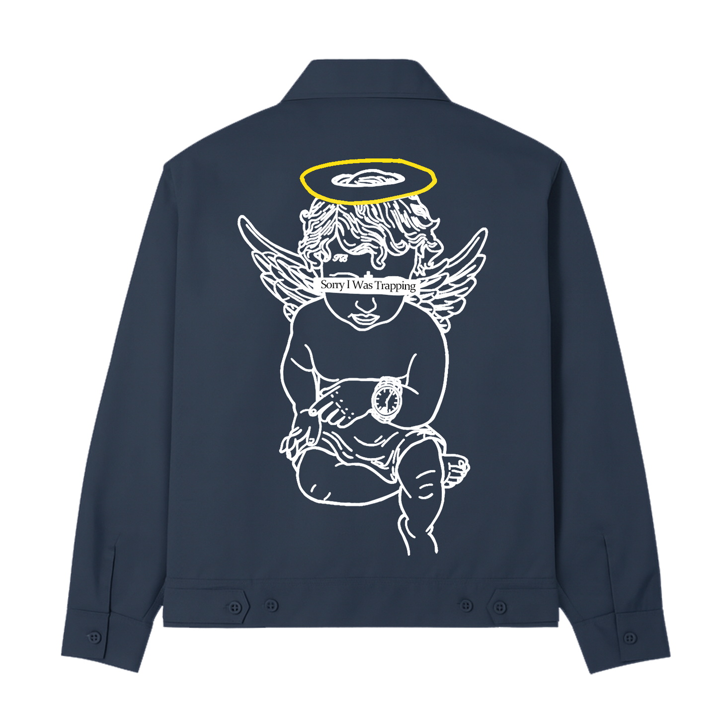 Sorry I was trapping dickie jacket - Navy