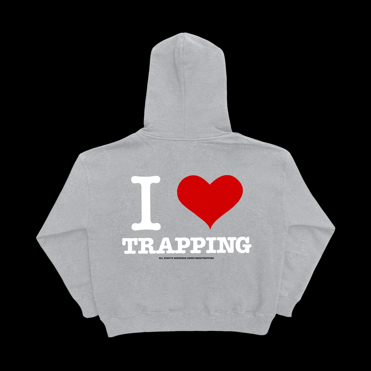 I Heart trapping Zip up Hoodie
30oz fleece
• Heavyweight
• Oversized Fit
• Made in LA