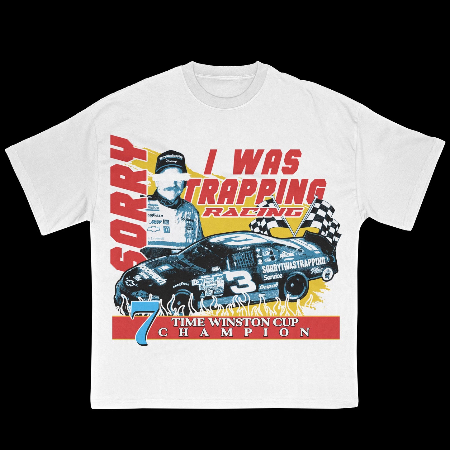 NASCAR Tee White