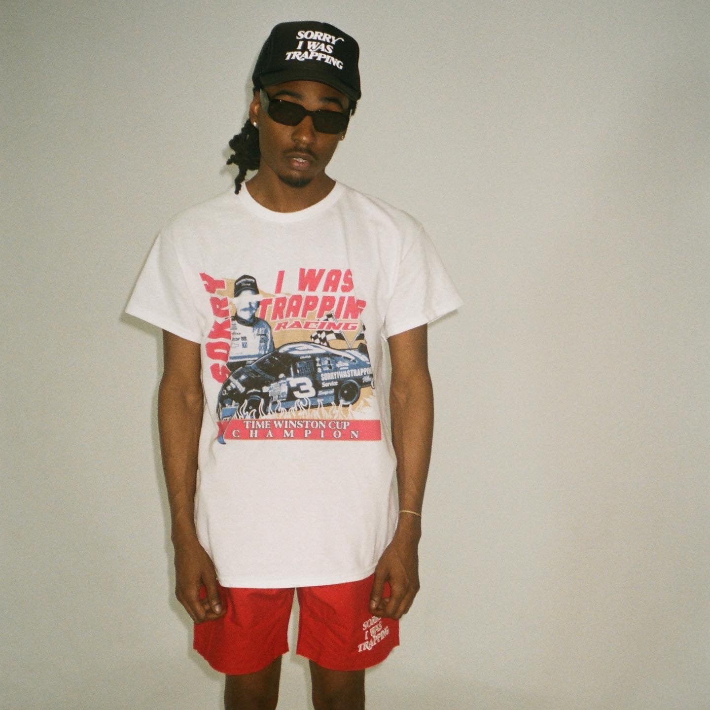 NASCAR Tee White