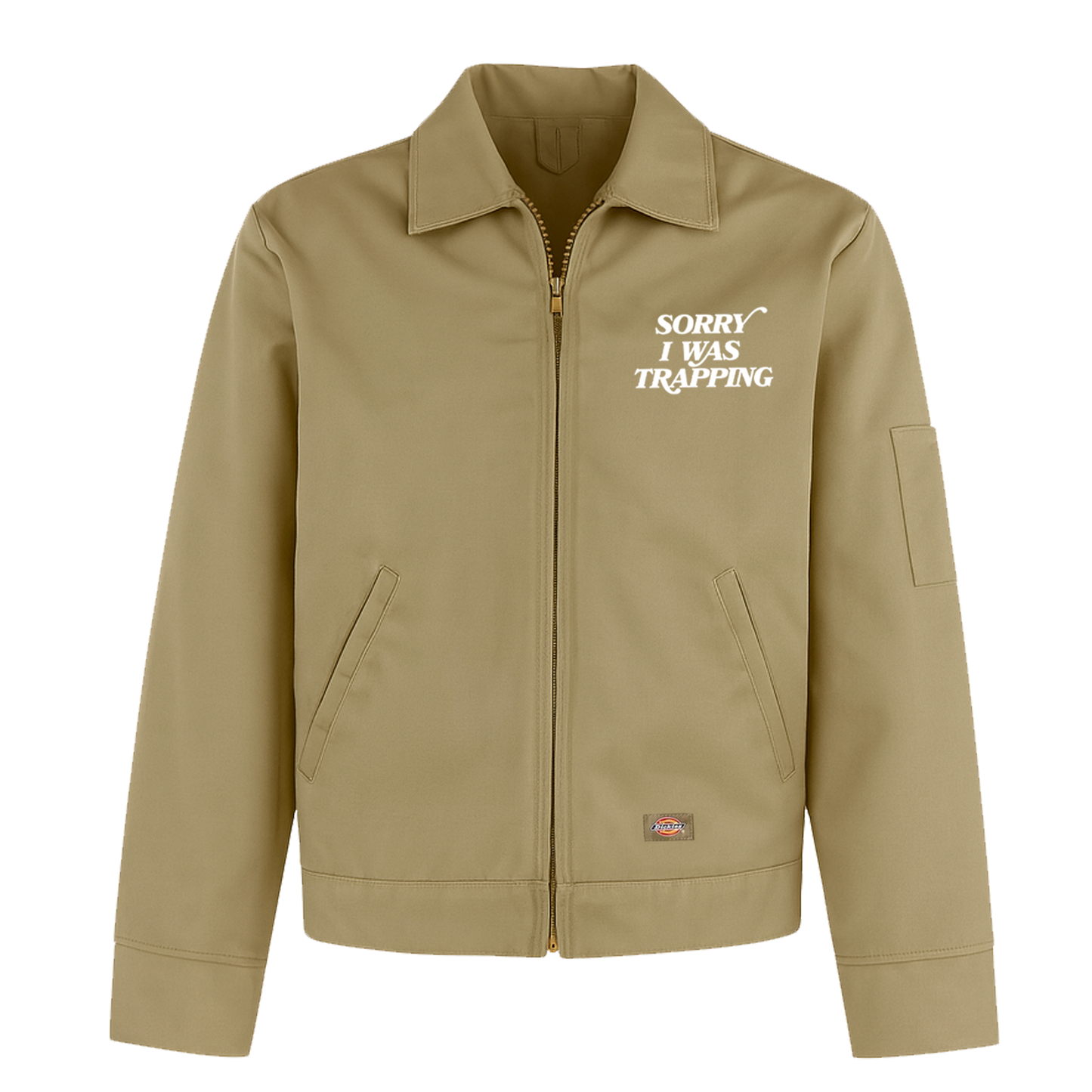 Sorry I was trapping dickie Jacket - Tan