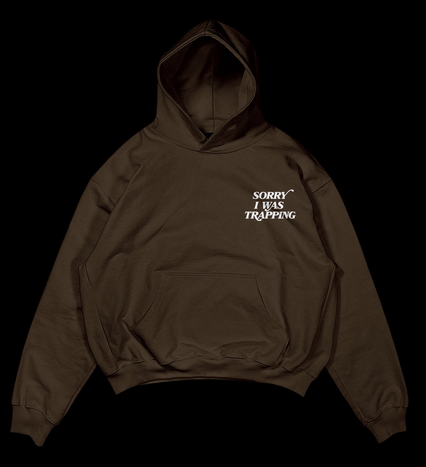 Brown vintage angel hoodie