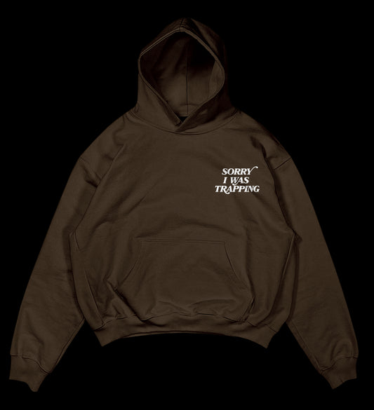 Brown vintage angel hoodie