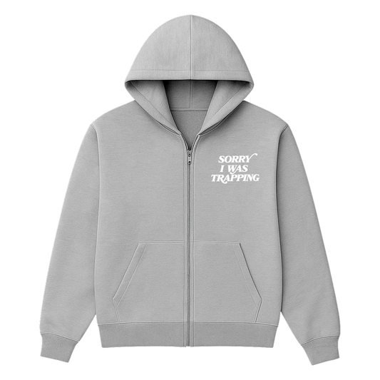 Essential grey zip up