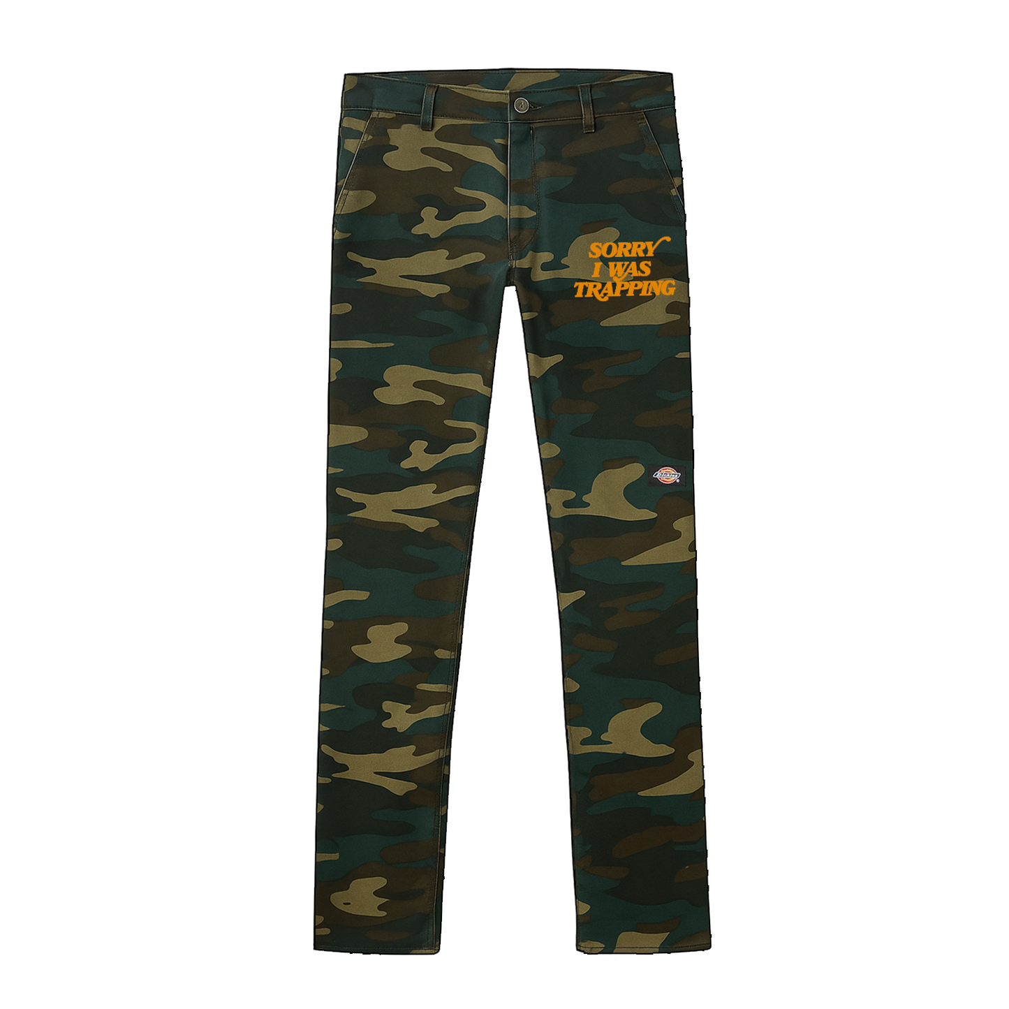 Sorry I was trapping dickie pants - camo