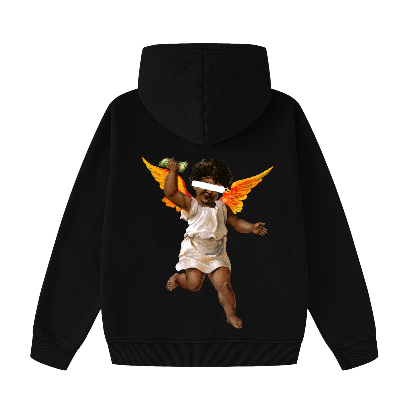 Essential Black zip up hoodie