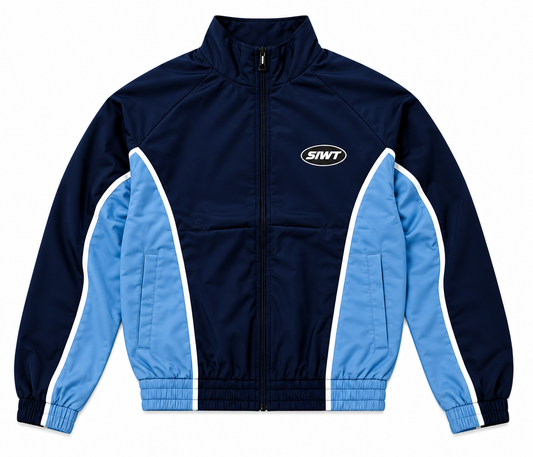 Blue woven track jacket
