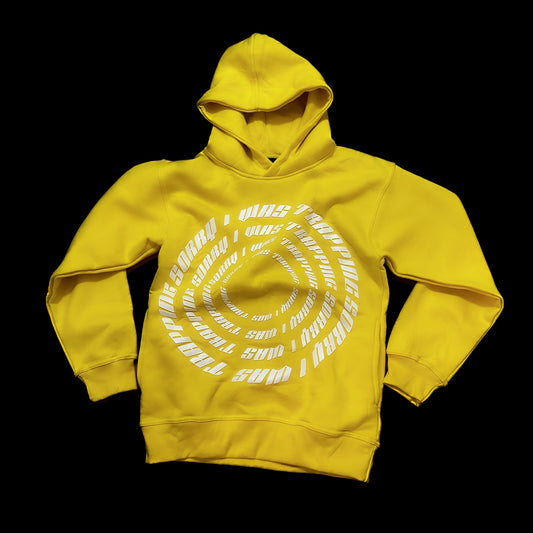 Yellow Spiral hoodie